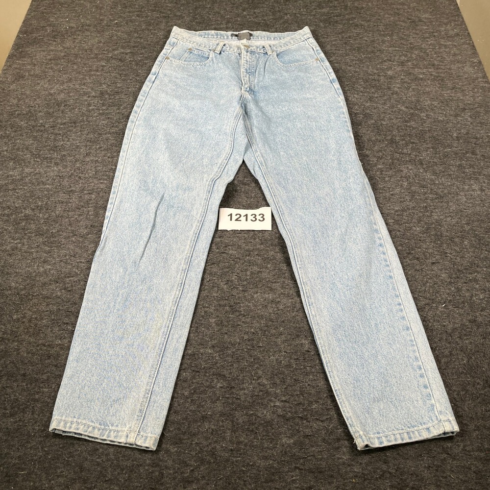 Vintage Lizwear Straight Leg Mom Jeans Womens 30 Blue Denim Light Wash Cotton